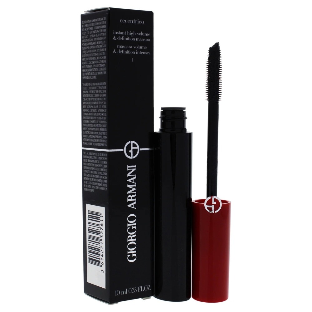 Giorgio Armani Eccentrico Instant High Volume Mascara Obsidian Black 10ml NIB